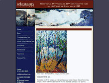 Tablet Screenshot of gleasonfineart.com